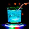 LED Coasters Set of 2, LED Coaster for Drinks, Bottle