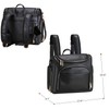 Diaper Bag Backpack, 5-in-1 Beaulyn Leather Travel Back Pack Large
