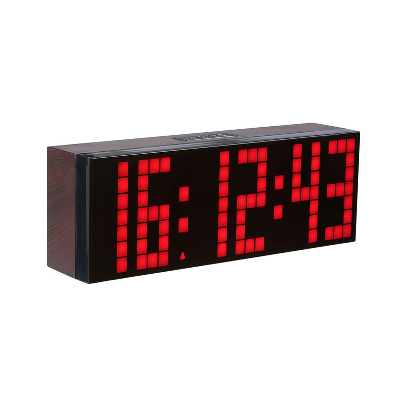 Redlution Digital Large Big Jumbo LED snooze wall desk Alarm