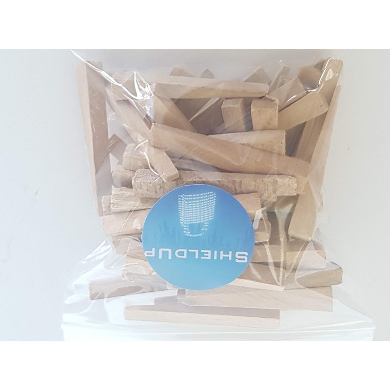 Shieldup Beech Wood Tile Wedges - Pack of 50