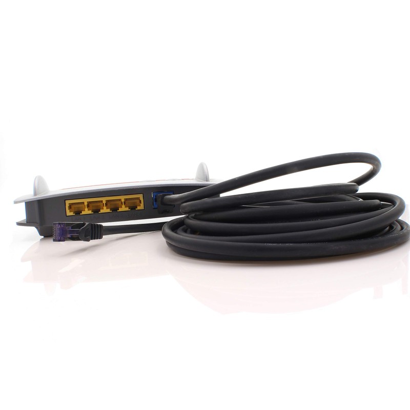 1aTTack.de 10x 0.25 M CAT7 Netzwerkkabel - 10 Gigabit -