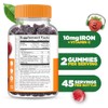 Hierro natural para niños, con vitamina C, 10 mg –