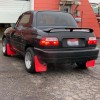 Unbranded Red Mud Flaps Splash Guards Mudflap Mudguards For Subaru
