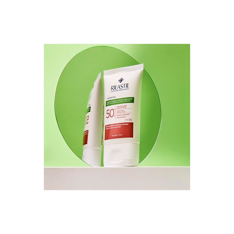 Rilastil Sun System Acnestil SPF50+ 40ml Protector solar facial para