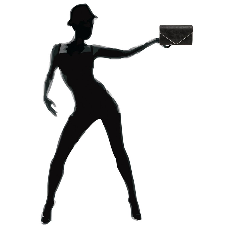 Caspar TA349 Women's Elegant Clutch Bag Evening Bag with Long