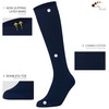 Mysocks Unisex Knee Socks, Long Socks - navy, size: 37-41