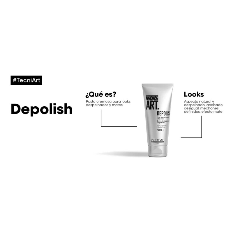 Pomada Cera Loreal Professionnel Depolish Tecni Art 100ml