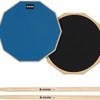 Donner Drum Practice Pad 8 Inches, Silent Practice Drum Pad