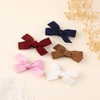 Adorable 2pcs White Hair Bow Clips for Baby-Girls - Boutique
