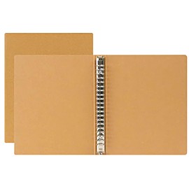 MUJI NAA69A9S Binder, Beige, A5, 20 Holes