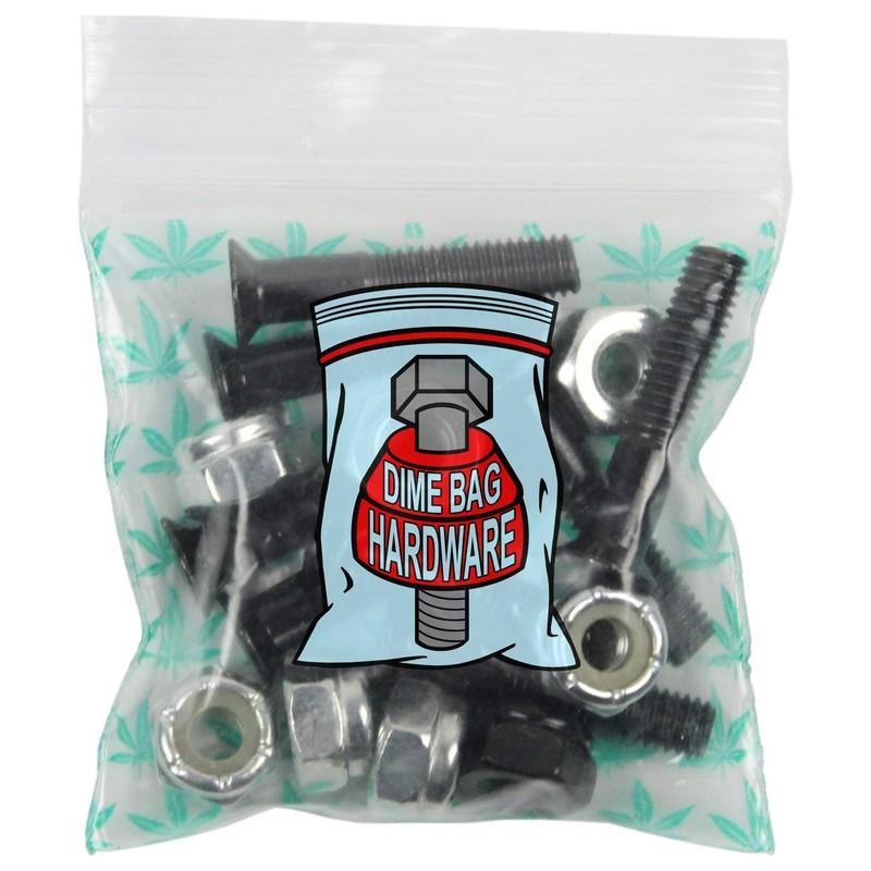 Dimebag Hardware Skateboard Mounting Nuts and Bolts 1" Phillips -