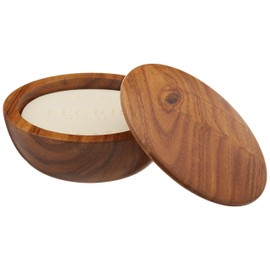 Floris London No.89 Shaving Soap In A Wooden Bowl, Rose, 3.4 Fl Oz
