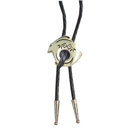 bolo tie Western Cowboy Tie Western Bolo Tie Western Decorative Rabbit Collar with Leather Strap