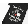 Our 1st Fathers Day Together Bodysuit Daddys Day Newborn Clothes