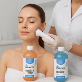 Gel Facial Aparatología Cosmética Colágeno Y Toronja 1lt C/u Todo Tipo De Piel Día/noche