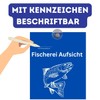 Fishing Supervision Suction Cup Sign - Olanmarp Compact Sign for