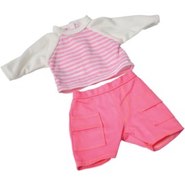 Constructive Playthings-GAN-61 Washable Clothing for 12-14 Inch Baby Dolls, Set of 4 Outfits