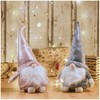 com-four® 2 x Premium Christmas Gnome for Christmas Decoration, Winter