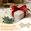 Sekonow 2 Pack Rhinestone Bow Necklace Chocker, Sparkly Diamond Bow