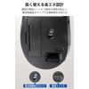 Elecom M-FBL01DBXSBK Wireless Mouse, Quiet, 5 Buttons, Medium, Black