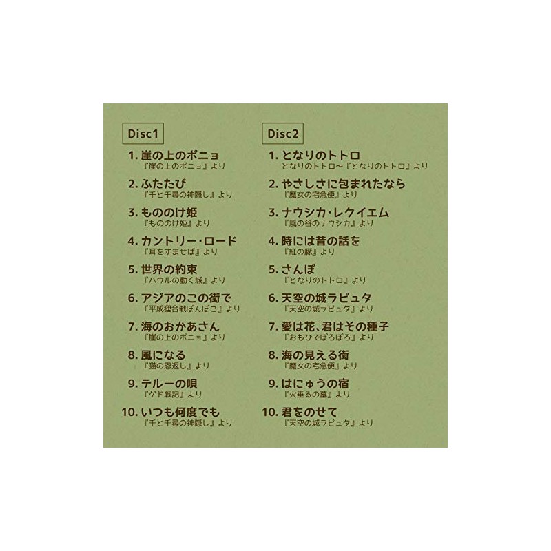 崖の上のポニョ/となりのトトロ~ジブリ・コレクション α波オルゴール・ベスト