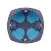Debflex Stopair 718382 Recessed Conduit Box Drywall D67/P40 Grey/Blue