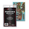 BCW Postcard Sleeves | 100 Clear Sleeves | Acid-Free Polypropylene