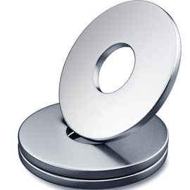 HOLMOL M6 Washers 60PCS, M6 x 18mm Penny Washers, 304 Stainless Steel Washers, Flat Washers for Screws, Metal Washers for Screws and Bolts