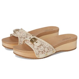 Dr. Scholl's Women's Original Too Slide Sandal, Cuban Sand Leather, 6