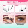 FADVAN 240PCS Premade Fans Eyelash Extensions 3D Lash Extensions Premade
