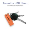 Integral Neon 64GB USB 3.0 Flash Drive - Orange