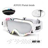 JUST GO Kids Ski Goggles with EVA case, Snowboard Snow