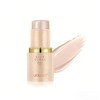 Natural Glossy Skin Highlight Stick, Cream-Shaped, Poreless, Highlight, Blush, Lip,