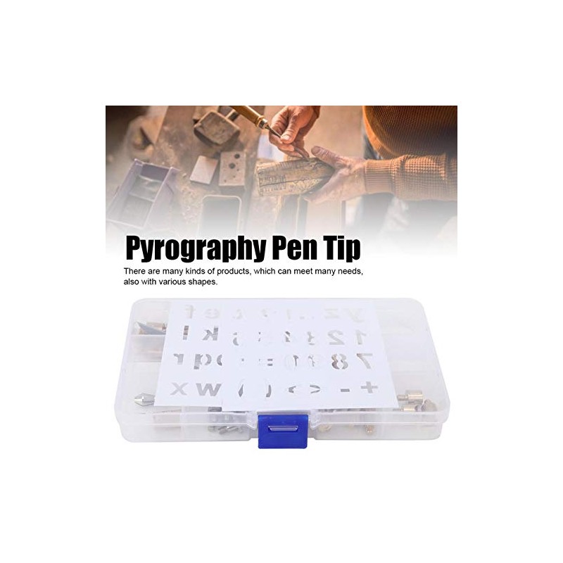 Pyrography Soldering Iron Set, 57-Piece Pyrography Wood Burning Pen Soldering