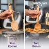 Mixcover Sustainable Wooden Spatula Suitable for Thermomix TM 5 TM