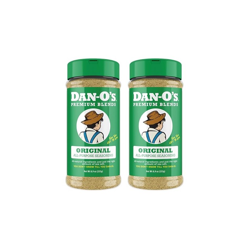 Dan-O's Original Seasoning Medium Bottle 2 Pack