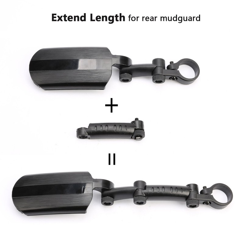 Tagvo Bicycle Mudguard, Retractable Bicycle Mudguard Set, Mountain Bike Front