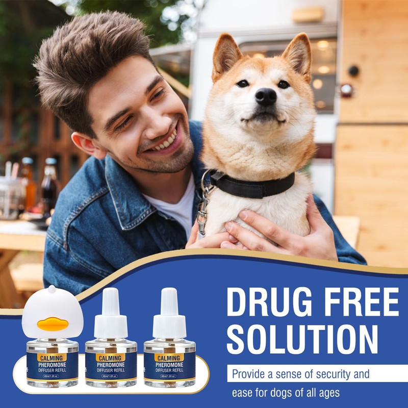 LKBHGF Dog Pheromone Calming Diffuser 4 in 1 Appeasing Pet