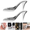 Luxshiny 2-Pack High Heel Shoe Shaped Bottle Opener Compact Beer