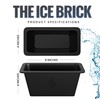 The Ice Brick, Silicone Ice Mold for Long Lasting Ice