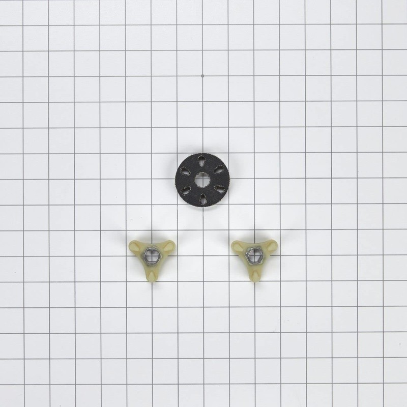 Whirlpool 285852A OEM Top Load Washer Motor Coupler, Black and