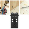 1 Set Black Aluminum Alloy Pocket Hole Jig Set Oblique