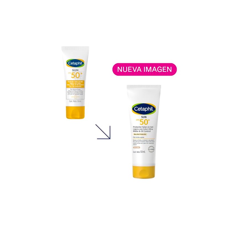 Cetaphil Sun Fps Gel Ligero Color Ultra Matte Piel Mixta