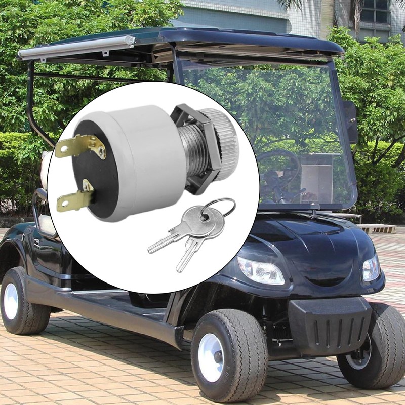 EATAKWARD 17421G1 Ignition Switch with Key, Golf Cart Starter Ignition