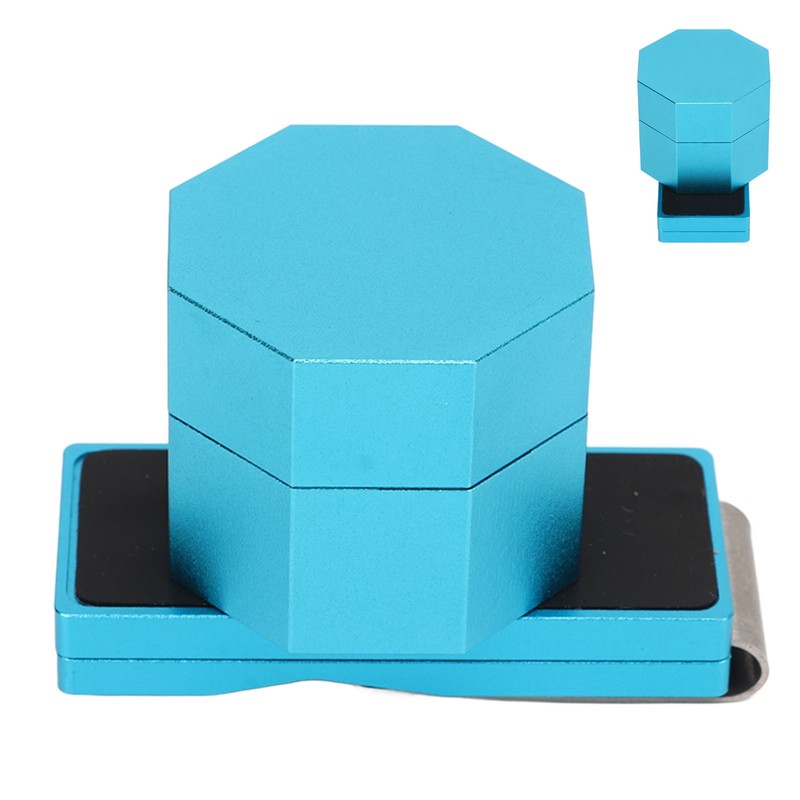 Billiards Octagonal Chalk Case Set Magnetic Billiard Cue Chalk Box