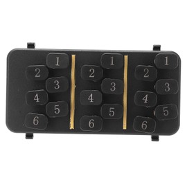 Guitar Chord Changer, Guitar Learning Aids Tool, Chord Buddy Guitar Learning System 18 Buttons Non Pain C D E G A Key 110 Chords with Chart, Musical Instrument Teaching Aids for Beginner