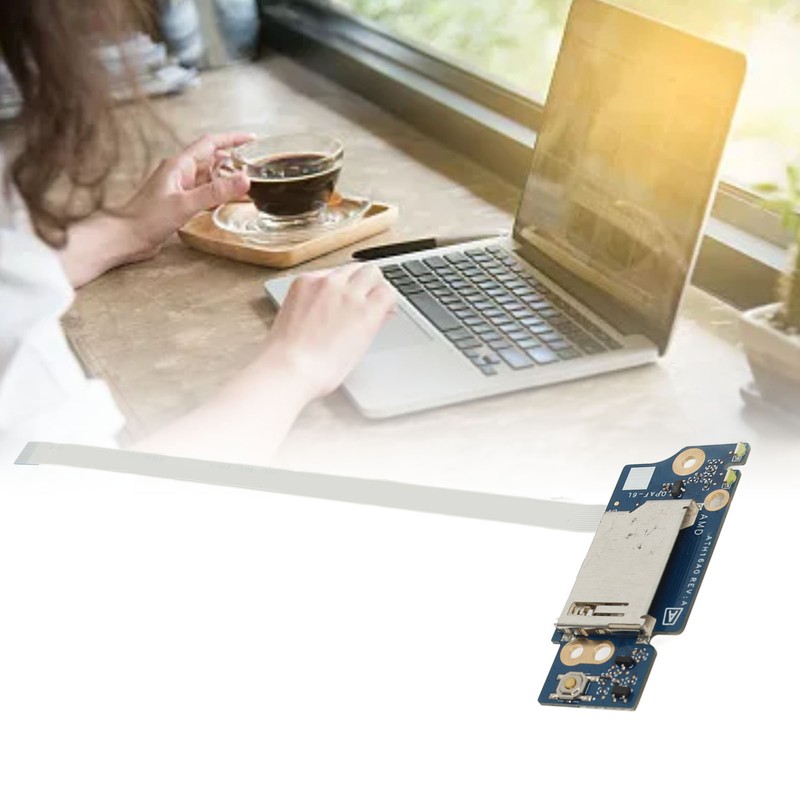 Laptop Power Button Board Replacement Switch Card Reader Board with