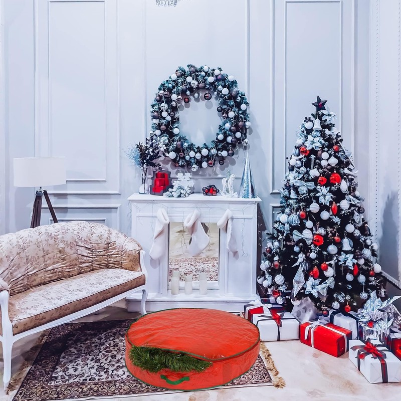 Christmas Wreath Garland Storage Bag - Stores Up To 55cm