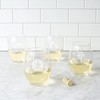 Cathy's Concepts SEA-1110 Seashell Stemless Wine Glasses – 4 Unique