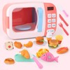 Kids Electric Microwave Oven Toy Set Cool Music Simulation Cooking